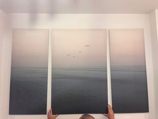 Composición de 3 cuadros marinos