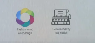 Teclado y Ratón Inalámbricos ZIENSTAR Retro