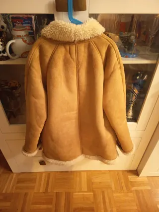 Chaqueta beige y marrón mujer Talla S