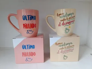 Tazas de cerámica con frases divertidas