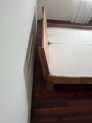 Somier madera + bases 160x200