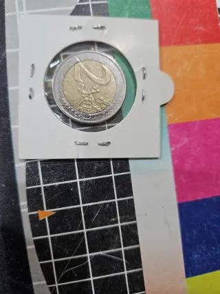 Moneda 2 euros Estonia 2011 Mapa