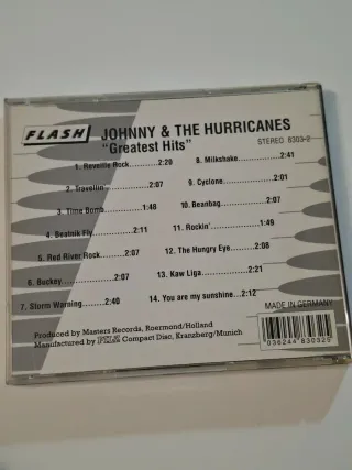 CD Johnny & The Hurricanes Greatest Hits