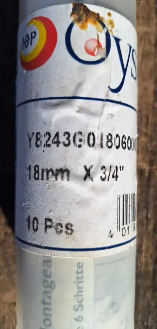 Convertidor IBP Conex Oyster - 18 y 22 mm x 3/4"