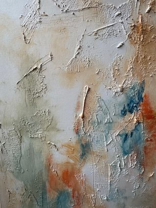 Díptico abstracto cuadros grandes salón