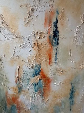 Díptico abstracto cuadros grandes salón