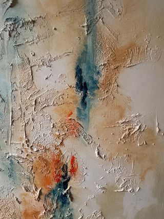 Díptico abstracto cuadros grandes salón