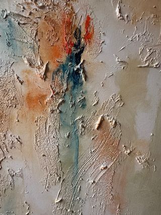 Díptico abstracto cuadros grandes salón