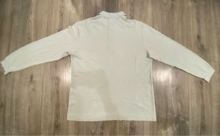 Polo Lacoste Manga Larga Beige