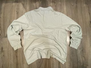 Polo Lacoste Manga Larga Beige
