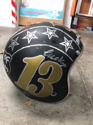 Casco Jet Bandit Talla S Negro engomado