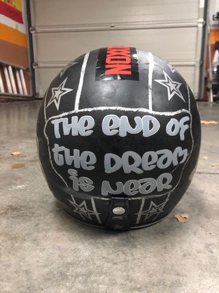 Casco Jet Bandit Talla S Negro engomado