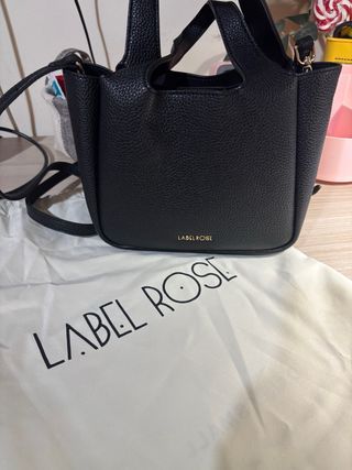 Borsa Label Rose Nera Daisy Bag