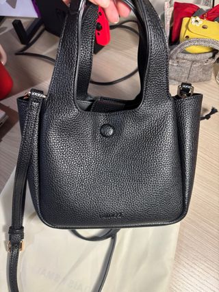 Borsa Label Rose Nera Daisy Bag