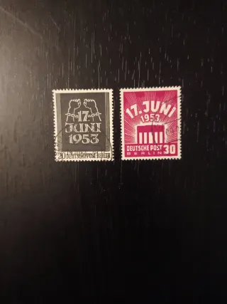 Sellos Berlín 17 de Junio 1953