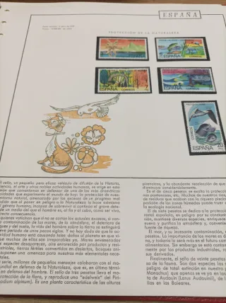 29 sellos 1978 en hojas y filoestuches originales