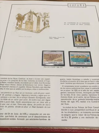 29 sellos 1978 en hojas y filoestuches originales