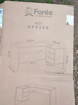 Mesa de escritorio Forés 4655 Office