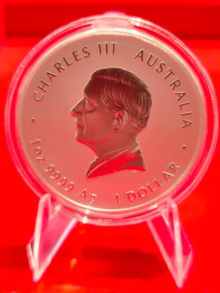 1 Onza Plata 999 Columnario Australia 2025