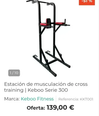 Estación de musculación Keboo Serie 300 KKT001