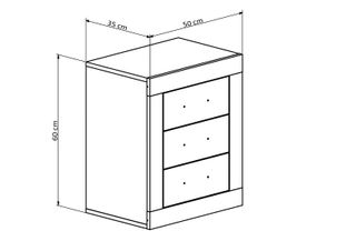Dormitorio completo madera y blanco