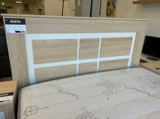 Dormitorio completo madera y blanco