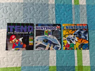 Pack Folletos Nintendo 64