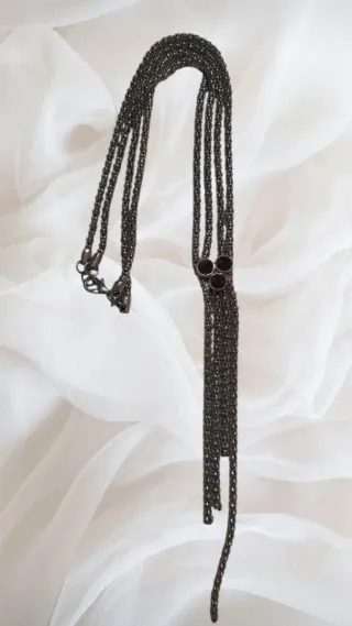 Collana donna con pendente multistrato