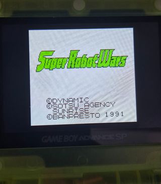 Super Robot Wars Game Boy Nintendo RPG