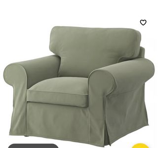 Conjunto Sofás Ikea 3-2-1 Tela Verde Como nuevo!