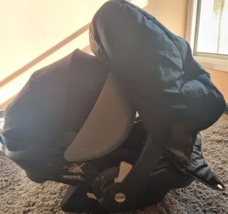 Capazo Silla Coche Bebé Negro