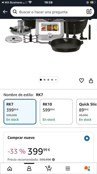 Robot Cocina Ufesa TotalChef RK7
