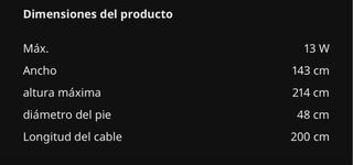 Lámpara de pie arco negra con bombilla retro
