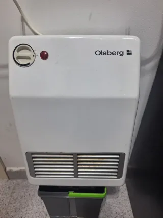 Calefactor Olsberg Blanco de aire, con anclaje