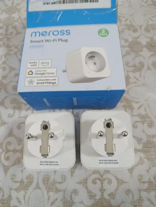 Meross Smart Wi-Fi Plug MSS305ZF (2 Pezzi)
