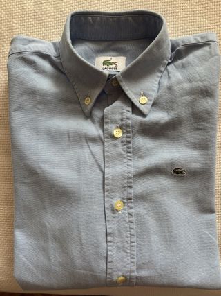Camisa Lacoste Azul