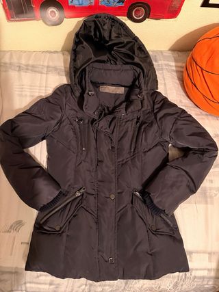 Plumas Zara Negro Talla M