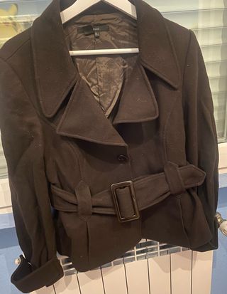 Abrigo Zara Marrón Talla L