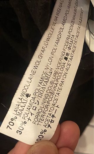 Abrigo Zara Marrón Talla L