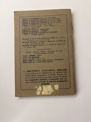 L’esame di storia orientale e greca, Bignami