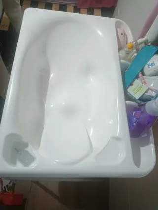 Bañera alta para bebé