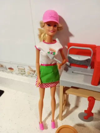Barbie Pizzería Regalo Pastelería