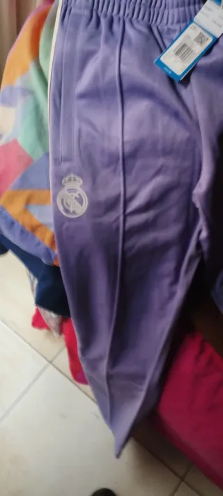 Pantalón chándal Real Madrid Adidas Morado