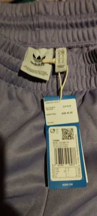 Pantalón chándal Real Madrid Adidas Morado