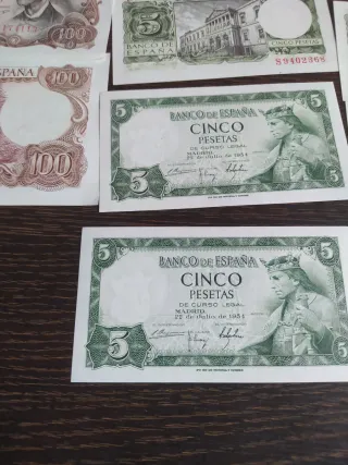 Lote Billetes España sin circular