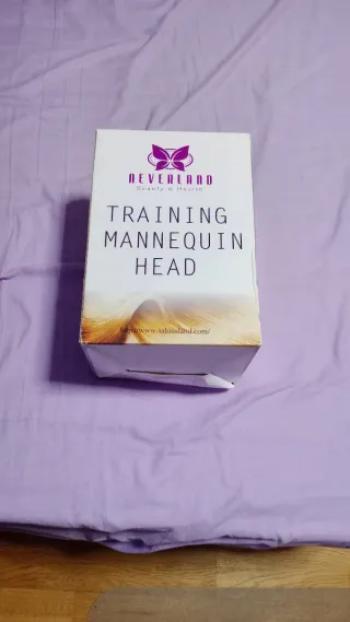 Maniquí Peluquería Pelo Largo Castaño