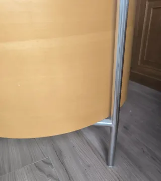 Butaca cómoda polipiel y madera