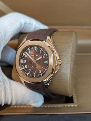 Reloj Seiko Mod Aquanaut Marrón Chocolate Rose