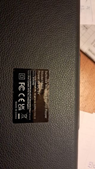 Tocadiscos Maleta Negro