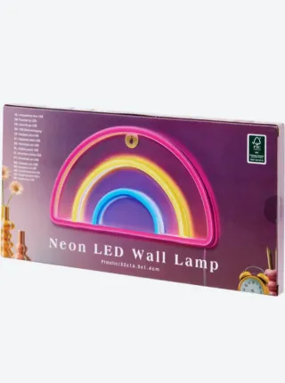 Lámpara Neón LED Corazón Rosa, unicornio, varios m